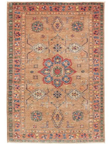 Tappeto Kazak Fine Pakistan 119x173 Marrone Ter