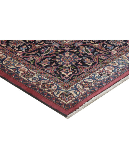Hand Made Rug Mashad Persia 400x490 Red Dark Bl