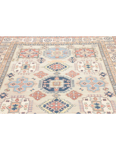 Hand Made Rug Kazak Afghanistan 203x294 Beige B