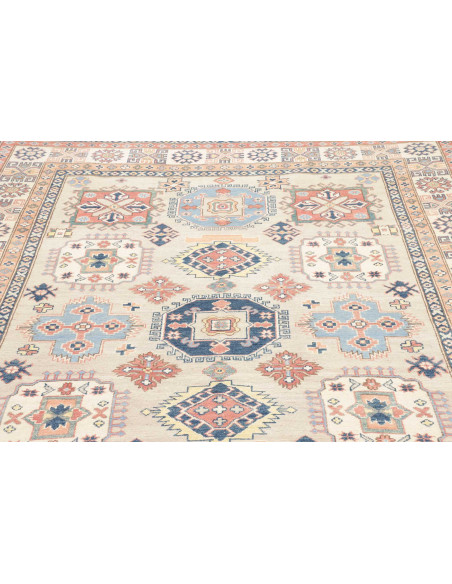 Hand Made Rug Kazak Afghanistan 203x294 Beige B