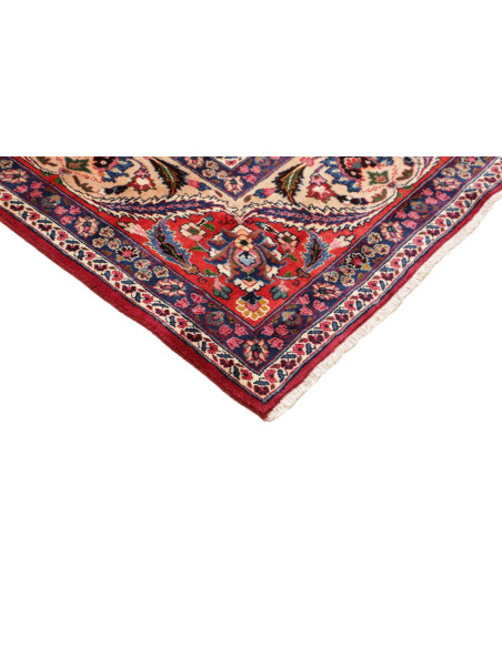 Hand Made Rug Mashad Persia 298x380 Red Beige