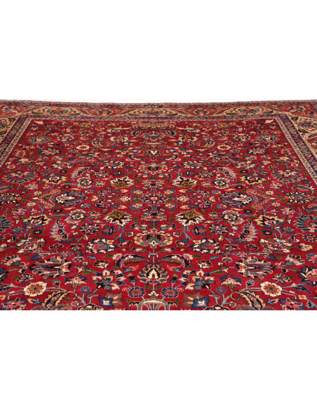 Hand Made Rug Mashad Persia 298x380 Red Beige
