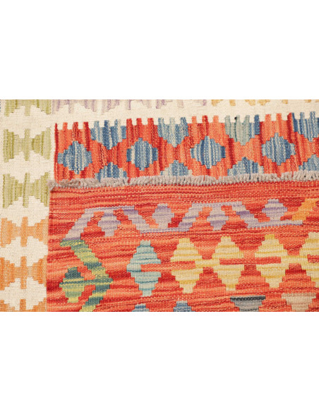 Rug Kilim Afghanistan maroon 208x298