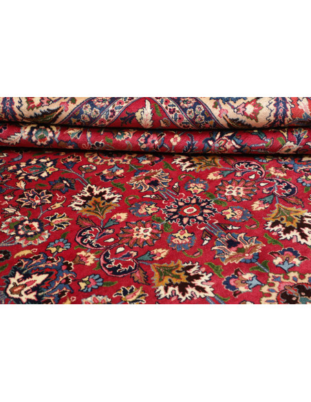 Hand Made Rug Mashad Persia 298x380 Red Beige