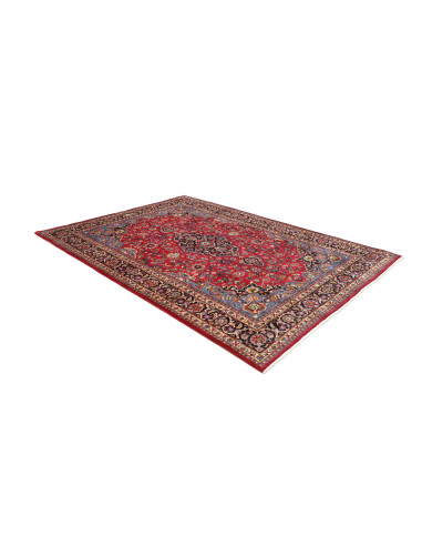 Hand Made Rug Mashad Persia 202x292 Red Blue