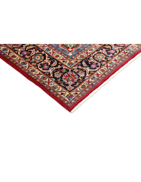 Hand Made Rug Mashad Persia 202x292 Red Blue