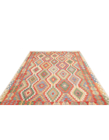 Tappeto Kilim Afghanistan marrone 210x295