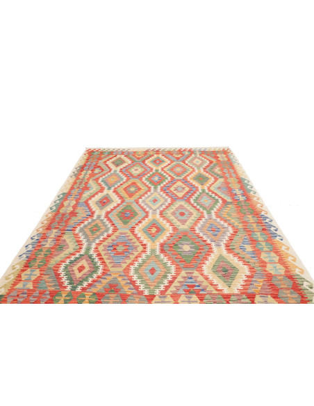 Tappeto Kilim Afghanistan marrone 210x295