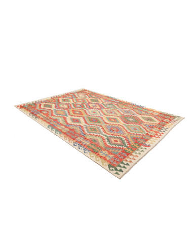 Tappeto Kilim Afghanistan marrone 210x295