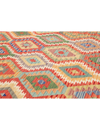 Tappeto Kilim Afghanistan marrone 210x295