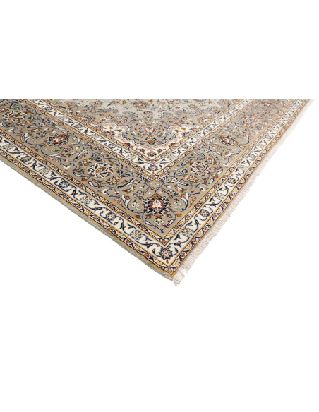 Hand Made Rug Kashan Persia 305x410 Mint Green