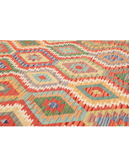 Tappeto Kilim Afghanistan marrone 210x295