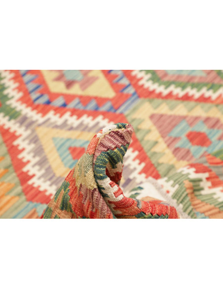 Tappeto Kilim Afghanistan marrone 210x295