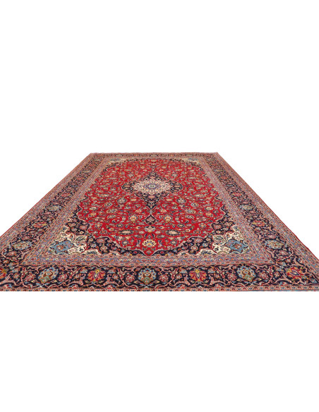 Hand Made Rug Ardakan Persia 310x415 Red Blue