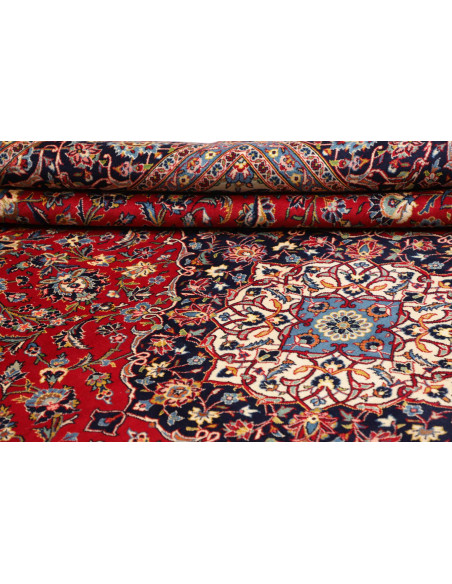 Hand Made Rug Ardakan Persia 310x415 Red Blue