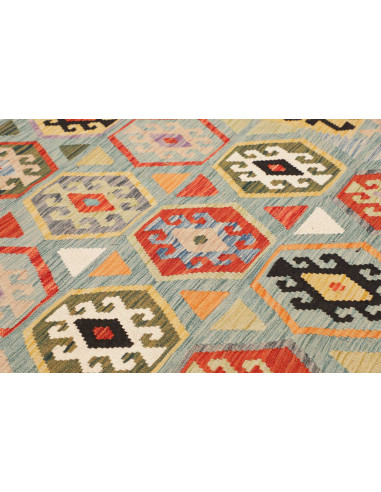 Rug Kilim Afghanistan maroon 209x315
