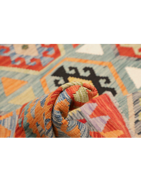 Tappeto Kilim Afghanistan marrone 209x315