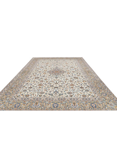 Tappeto Originale Kashan Persia 306x406 Crema B