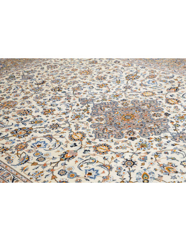 Tappeto Originale Kashan Persia 306x406 Crema B