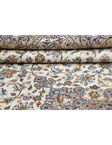 Tappeto Originale Kashan Persia 306x406 Crema B