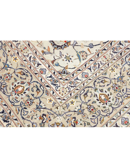 Tappeto Originale Kashan Persia 253x415 Crema B