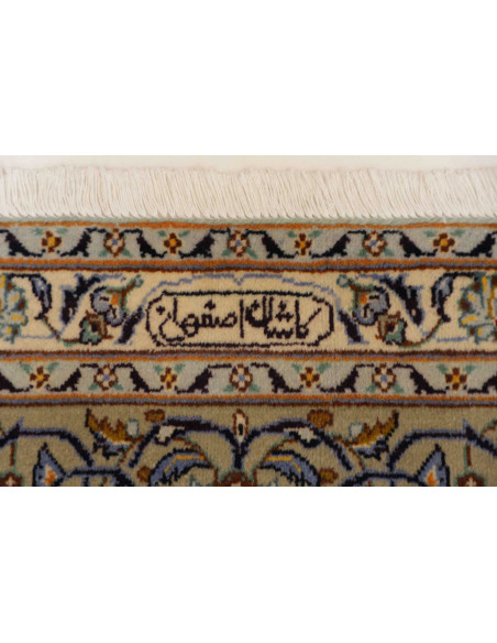 Tappeto Originale Kashan Persia 253x415 Crema B