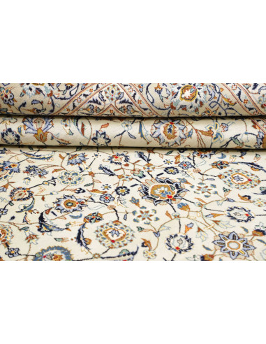 Tappeto Originale Kashan Persia 253x415 Crema B