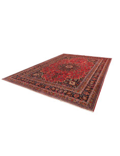 Hand Made Rug Mashad Persia 297x395 Red Dark Bl 2