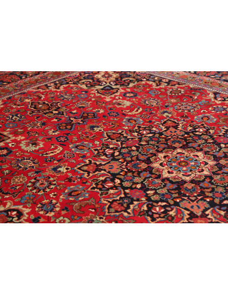 Hand Made Rug Mashad Persia 297x395 Red Dark Bl