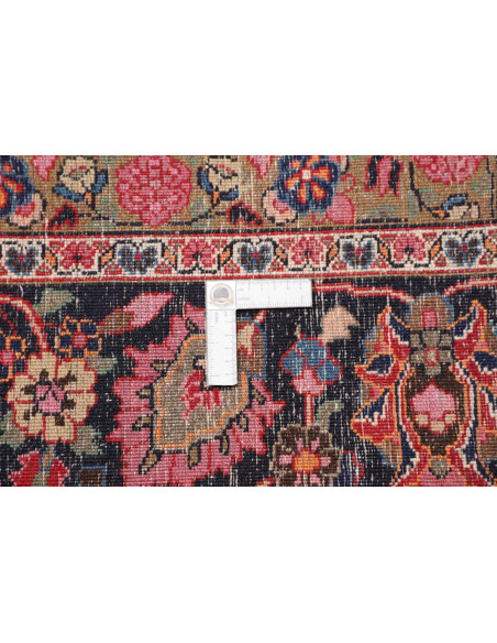 Hand Made Rug Mashad Persia 297x395 Red Dark Bl