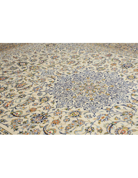 Tappeto Originale Kashan Persia 320x442 Bianco