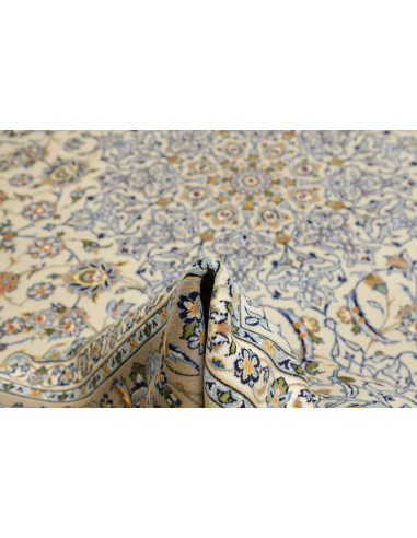 Tappeto Originale Kashan Persia 320x442 Bianco