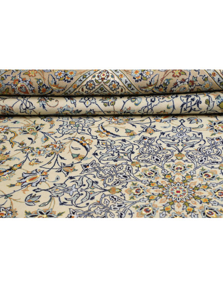 Tappeto Originale Kashan Persia 320x442 Bianco