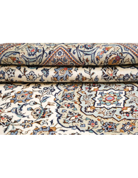 Tappeto Originale Kashan Persia 200x288 Crema B
