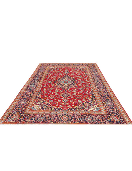 Hand Made Rug Ardakan Persia 198x302 Red Blue