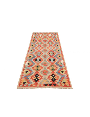 Tappeto Kilim Afghanistan marrone 82x252