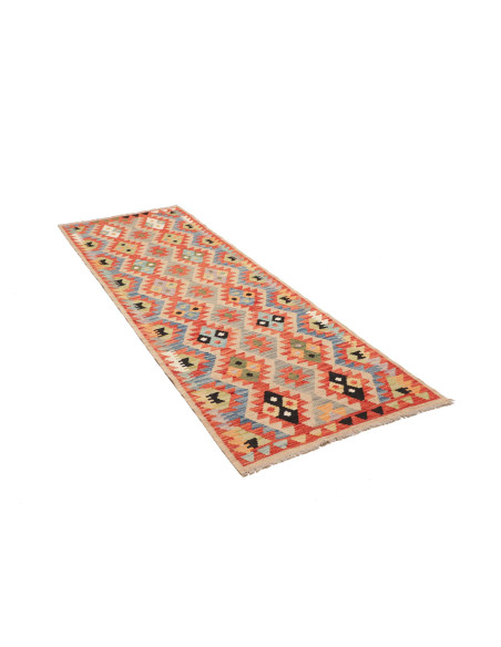 Tappeto Kilim Afghanistan marrone 82x252