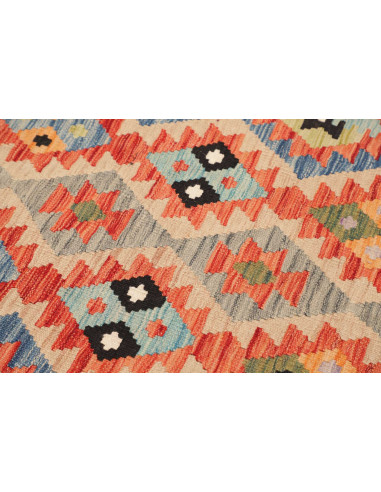 Tappeto Kilim Afghanistan marrone 82x252