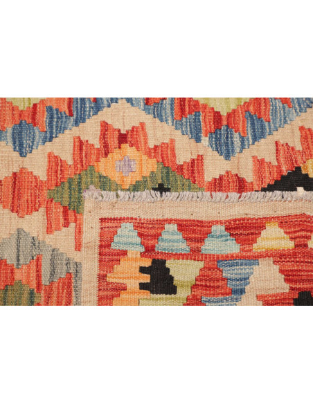 Tappeto Kilim Afghanistan marrone 82x252