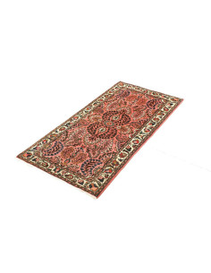 Tappeto Originale Hamadan Persia 70x137 Rosa Sa 2