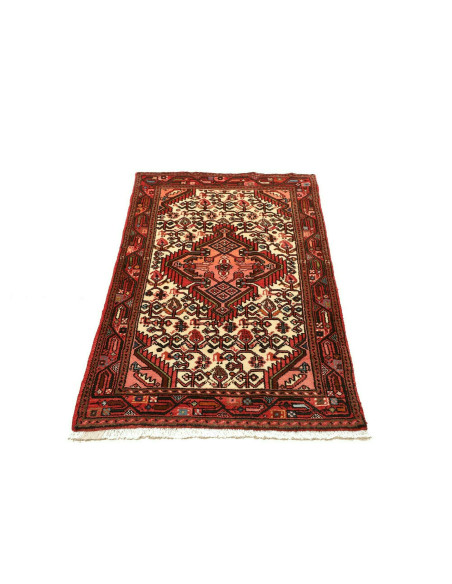 Hand Made Rug Hamadan Persia 71x122 Terracotta