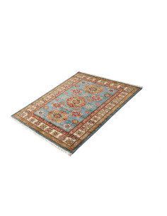 Hand Made Rug Kazak Fine Pakistan 89x125 Blue B 2
