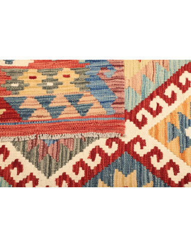 Hand Made Rug Kilim Afghanistan 171x236 Red Blu