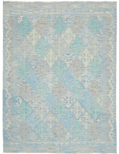 Rug Kilim Afghanistan 152x200 Pastel Blue Beige