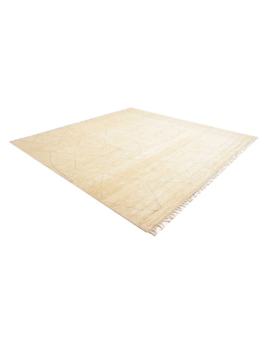 Hand Made Rug Berber Pakistan 272x270 Beige Blu