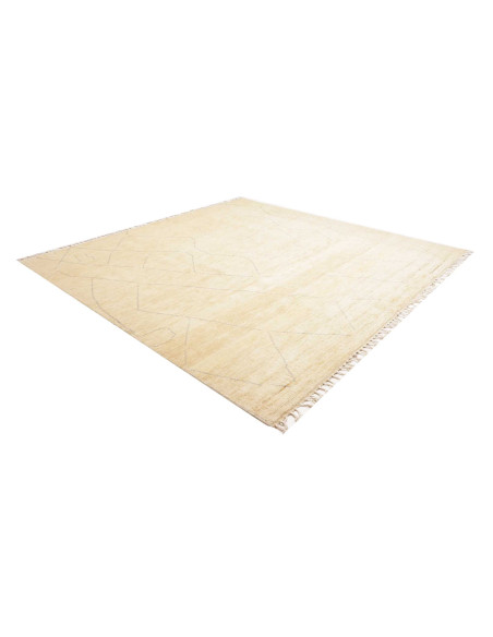 Hand Made Rug Berber Pakistan 272x270 Beige Blu