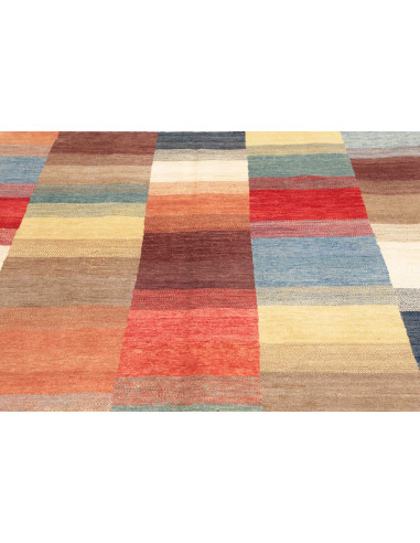 Hand Made Rug Mosaic Pakistan 192x286 Multicolo