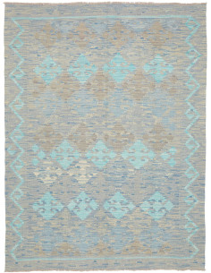 Tappeto Kilim Afghanistan 149x198 Blu Celeste B