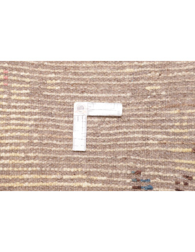 Hand Made Rug Berber Pakistan 85x306 Beige Blue