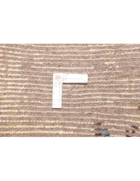 Hand Made Rug Berber Pakistan 85x306 Beige Blue